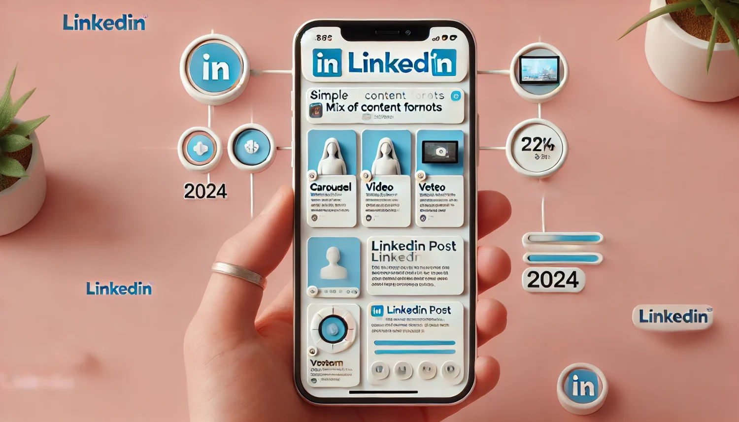 contenu format linkedin 2024