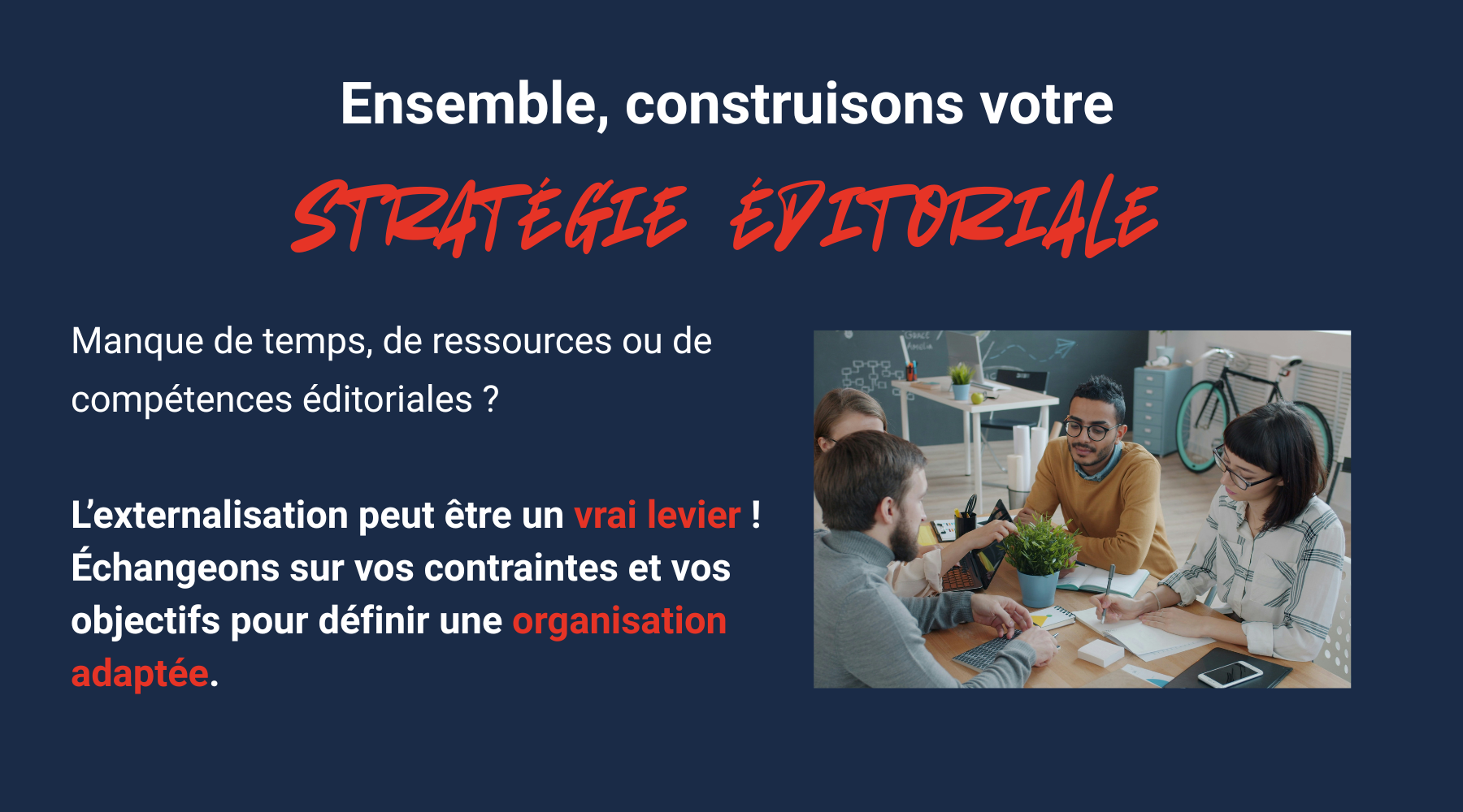 externalisation contenus B2B